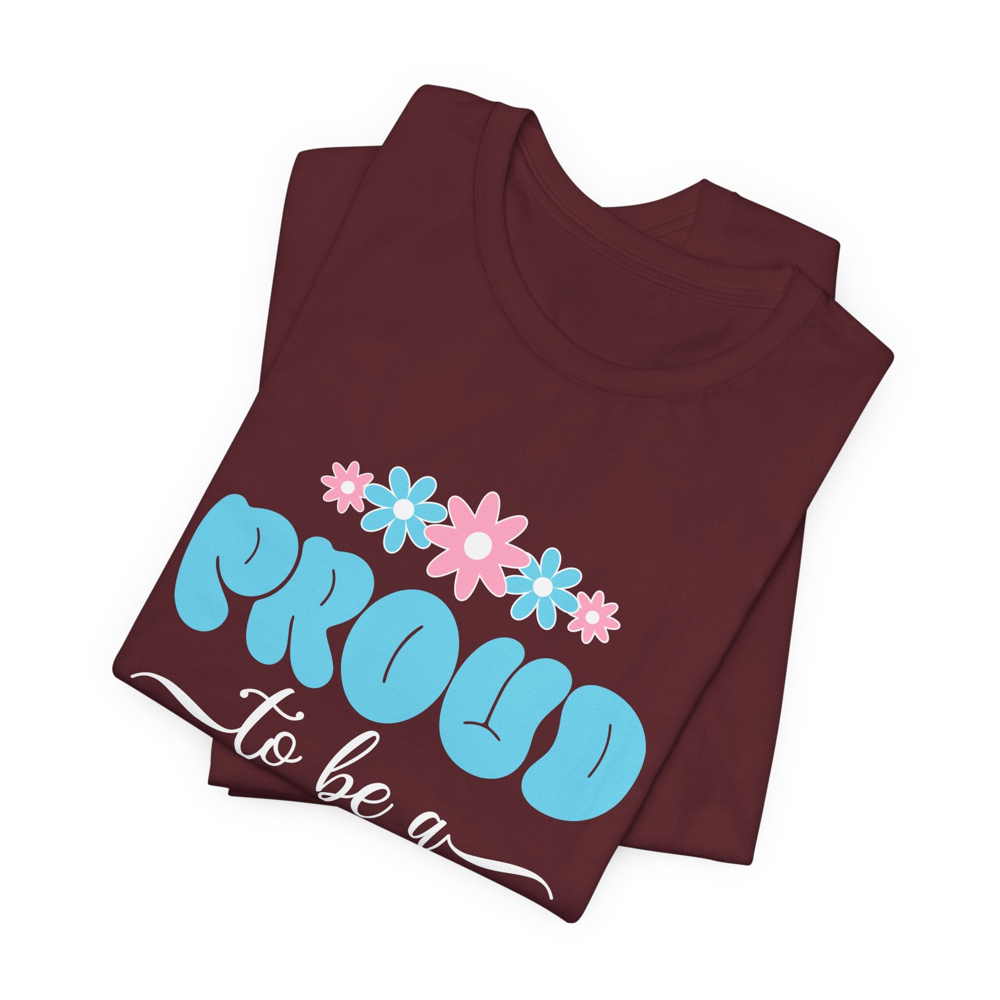 Proud To Be A Mom Shirt Floral Mama Tee Personalized Mothers Day Gift Custom Name Flower Shirt Comfort Colors Aesthetic Mom Gift