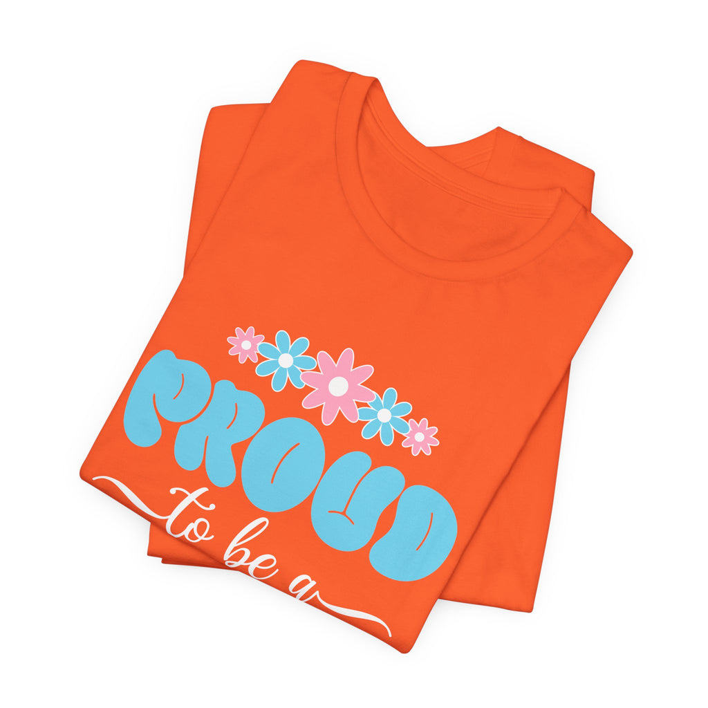 Proud To Be A Mom Shirt Floral Mama Tee Personalized Mothers Day Gift Custom Name Flower Shirt Comfort Colors Aesthetic Mom Gift